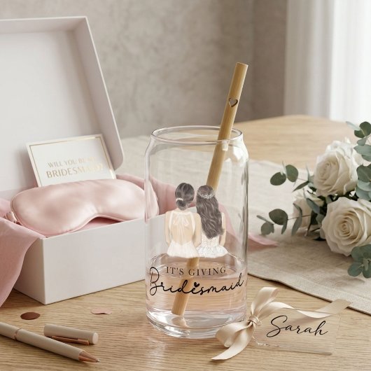 Cadeau de demoiselle d'honneur Mariée