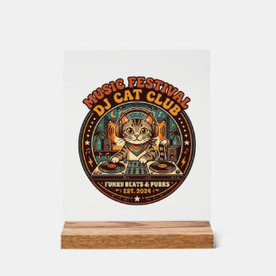 Cadeau de fête de musique DJ Chat Amateur de Chat