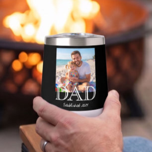 Cadeau de fête des pères minimaliste photo Papa a