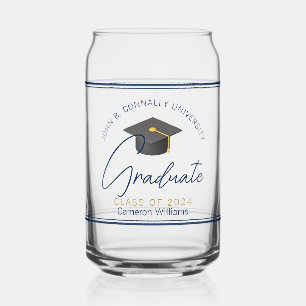 Cadeau de fin d'études chic bleu marine