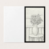Cadeau de fleurs - Noir (Outside Unfolded)