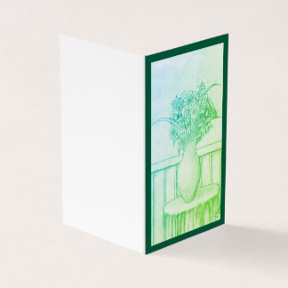 Cadeau de fleurs - Vert