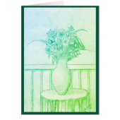 Cadeau de fleurs - Vert (Devant)