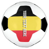 Cadeau de football personnalisé avec drapeau de la (Tourné)