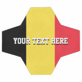 Cadeau de football personnalisé avec drapeau de la (Plat)