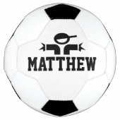 Cadeau de football personnalisé avec le nom de l'e (Devant)