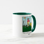 Cadeau de golf Humour Mug (Devant droit)