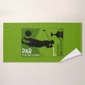 Cadeau de golf Vintage (Serviette de bain)