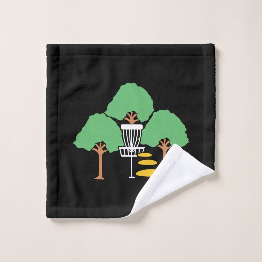 Cadeau de golfeur de disque de bois de golf (Gant de toilette)