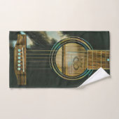 cadeau de guitare classique pour papa (Serviette à main)