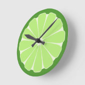 Cadeau de horloge murale tranche de citron de cuis (Angle)