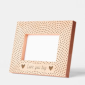 Cadeau de jour Valentines Aimez-vous grand cadre p (Gauche)