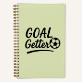 Cadeau de journal 'Goal Getter' Soft Light Olive G (Recto)