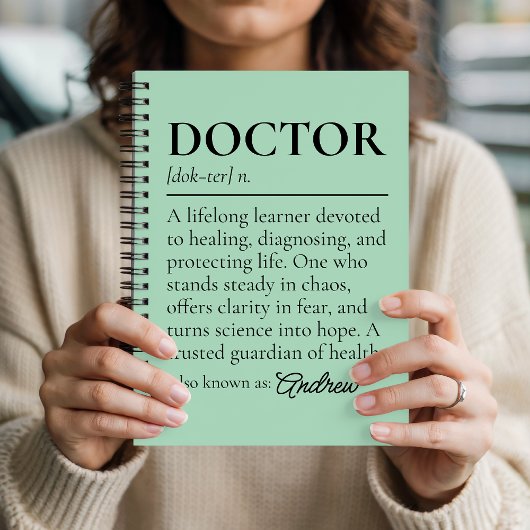 Cadeau de journal médical personnalisé pour les di