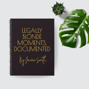 Cadeau de journal personnalisé Legally Blonde pour