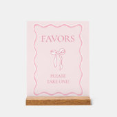 Cadeau de la fête de mariage en rose : Nœud à l'ar (Recto)