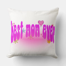 - Cadeau de la Fête des Mères - Coussin décoratif
