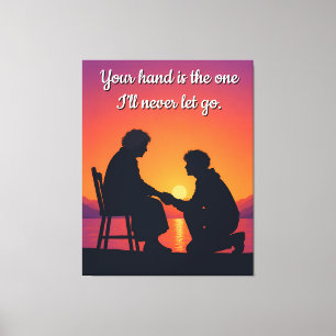 Cadeau de la fête des mères Toile de citation d'am