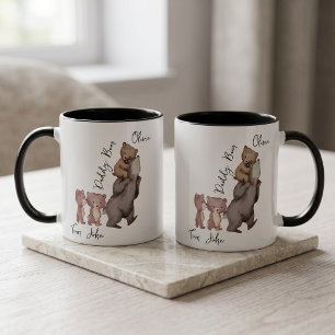 Cadeau de la fête des pères Papa Ours Tasse pour p