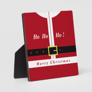 Cadeau de la Plaque de Noël Père Noël - Votre nom