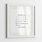 Cadeau de la Saint-Valentin, Affiche de calendrier