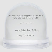 Cadeau de l'enterrement de vie de garçon (Arrière)