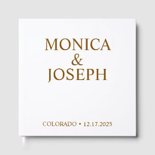 Cadeau de livre d'or Bleu Ciel Poussiéreux, Luxe P