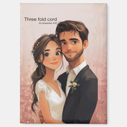 Cadeau de mariage aimant (Recto)