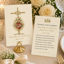 Cadeau de mariage catholique Cœur immaculé de Mari