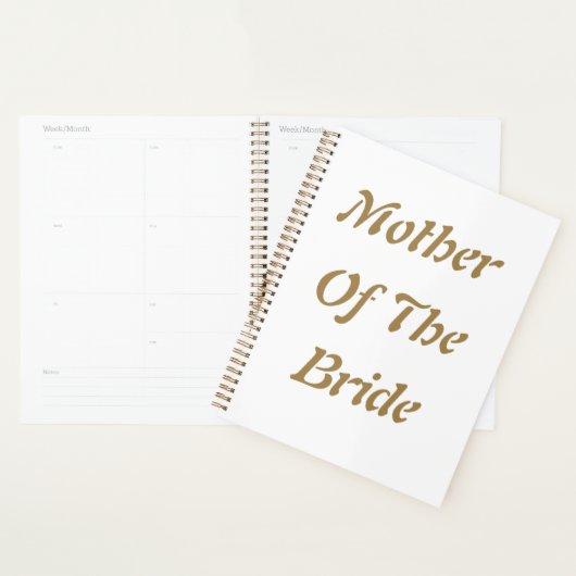 Cadeau de Mariage de la Mère de la Mariée Favori O (Devant avec enveloppe)