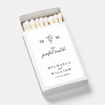 Cadeau de Mariage Élégant Botanique 'Mariage Parfa