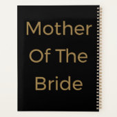 Cadeau de mariage en or noir pour la mère de la ma (Dos)