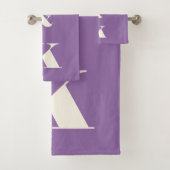 Cadeau de mariage initiales violettes monogramme p (En situation)