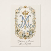 Cadeau de mariage Monogramme de la Vierge Marie (Devant)