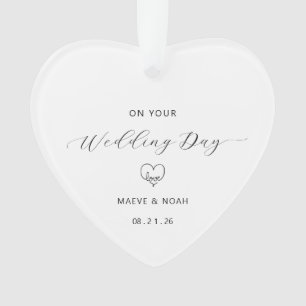Cadeau de mariage Ornement de mariage Cadeau de ma