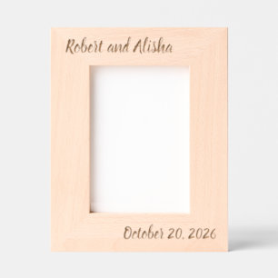 Cadeau de mariage pour couple Cadre photo de mar