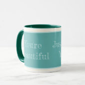 Cadeau de mariage pour demoiselles d'honneur Mug V (Devant gauche)