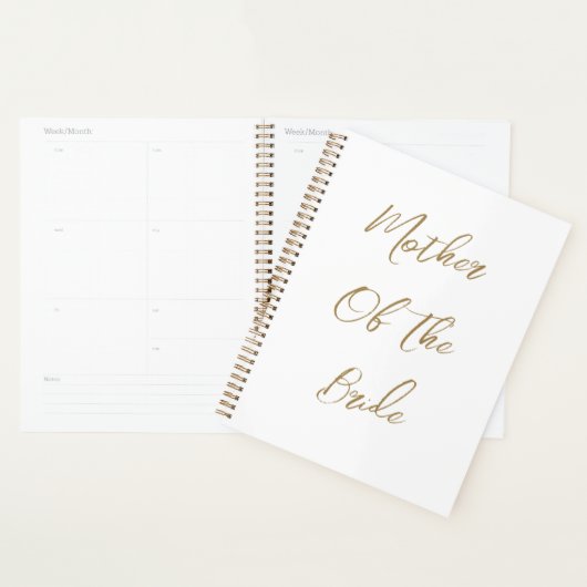 Cadeau de mariage pour la mère de la mariée, écrit (Devant avec enveloppe)