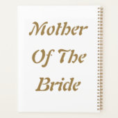 Cadeau de Mariage pour la Mère de la Mariée Or Bla (Dos)