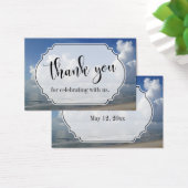 Cadeau de mariage sur le thème de la plage Merci (Bureau)