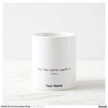 Cadeau de Math pour Couple Mug Personnalisé Sin Co