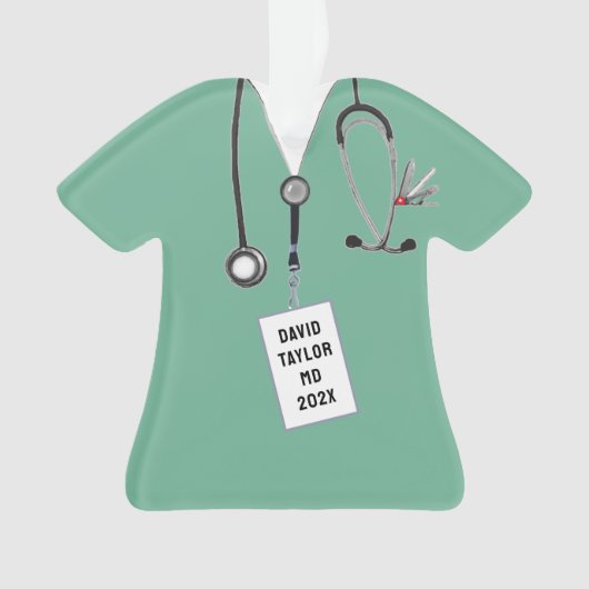 Cadeau de médecin personnalisé (devant)