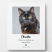 Cadeau de mémorial d'animal de compagnie | Plaque  (Devant)