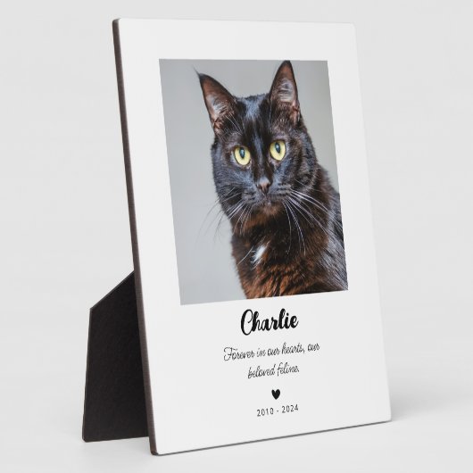 Cadeau de mémorial d'animal de compagnie | Plaque  (Côté)