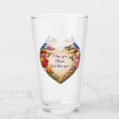 Cadeau de Mère Chrétienne Coupe en Verre à Forme d (Dos)