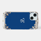 💎 Cadeau de monogramme orné de perle de nom perso (Verso Horizontal)