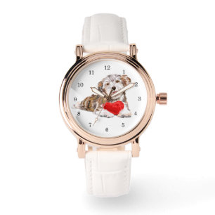 Cadeau de Montre d'Amour pour Vous avec un Chien d