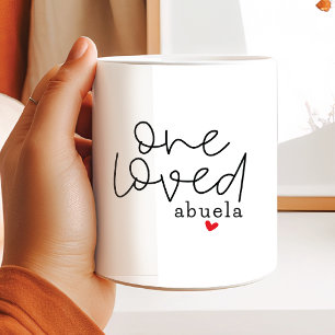 Cadeau de mug Abuela aimé