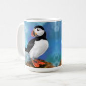 Cadeau de Mug de Café Puffin Atlantique (Devant gauche)