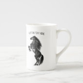 Cadeau de Mug de Chine d'os de cheval noir avec te (Droite)
